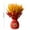 Red, variant on Artificial Berry and Wheat Sprig Bundle, 12 Inch Christmas Tree Decoration for Living Room, Desk, and Mantel, Realistic Farmhouse Holiday Decor for Scene Setting