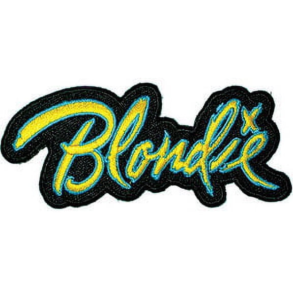 Blondie Men's Embroidered Patch Black
