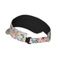 thumbnail image 3 of Daiia Trendy Floral Design Pattern Sport Sun Visor Hats Visor Cap Adjustable Empty Top Baseball Cap Cotton Ball Caps for Women and Men, 3 of 8