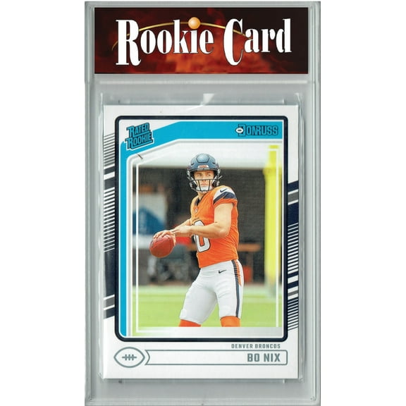 Certified Mint  Bo Nix 2024 Donruss #369 Football Rookie Card Denver Broncos