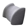 thumbnail image 3 of Almohada de respaldo para salón, suave, para coche, sofá, silla de ordenador Gris oscuro, 3 of 6