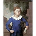 thumbnail image 3 of American School 15x18 Black Modern Framed Museum Art Print Titled - Portrait of a Boy, 3 of 5