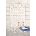 thumbnail image 2 of Inkdotpot Kids Daily Responsibility Checklist, Hanging Chore Chart- Childrens Job Poster- Morning/Evening Daily Routine- Daily Task List-BVZ, 2 of 6