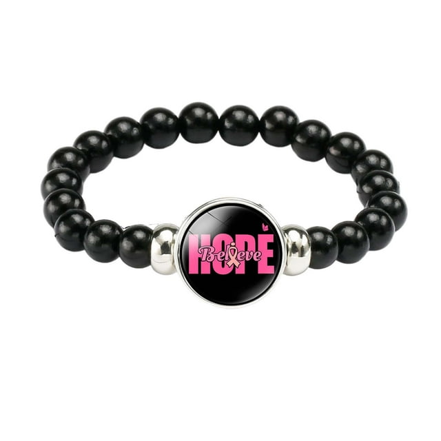 onlyliua para El Hogar Pulsera de Aleación para Mujer con Accesorios para Pechoque Concientizan Sobre El Cáncer de Mama