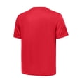 thumbnail image 3 of Comdrip Women's Workout Short Sleeve Crew Neck Loose Lightweight Cute Shirts Upf 50+ Quick Dry Athletic Sun Protection Rash Guard Tops Red M, 3 of 4