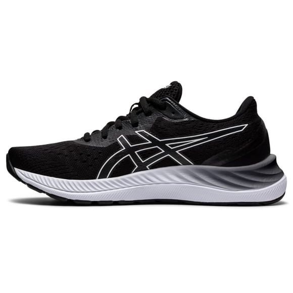 ASICS Women's Gel-Excite 8 (D) Running Shoes, 8.5W, Black/White