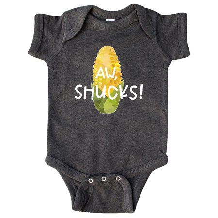 

Inktastic Aw Shucks! Corn on the Cob Humor Gift Baby Boy or Baby Girl Bodysuit