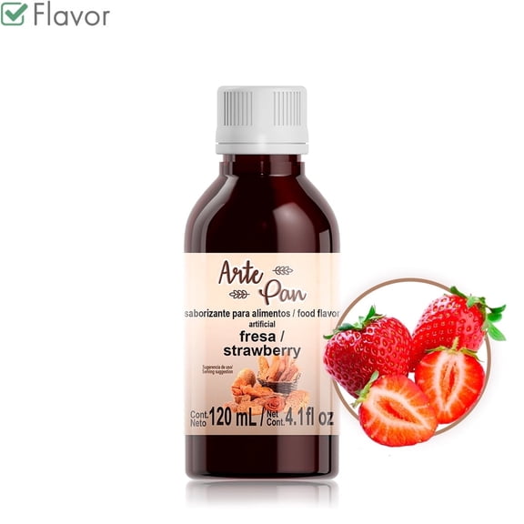 Artificial Food Flavoring - Concentrate Strawberry Arte Pan - Size:120ml