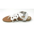 thumbnail image 3 of Victoria K Women's Gladiator Style Multi Loops With Double Crossover Sandals, 3 of 4