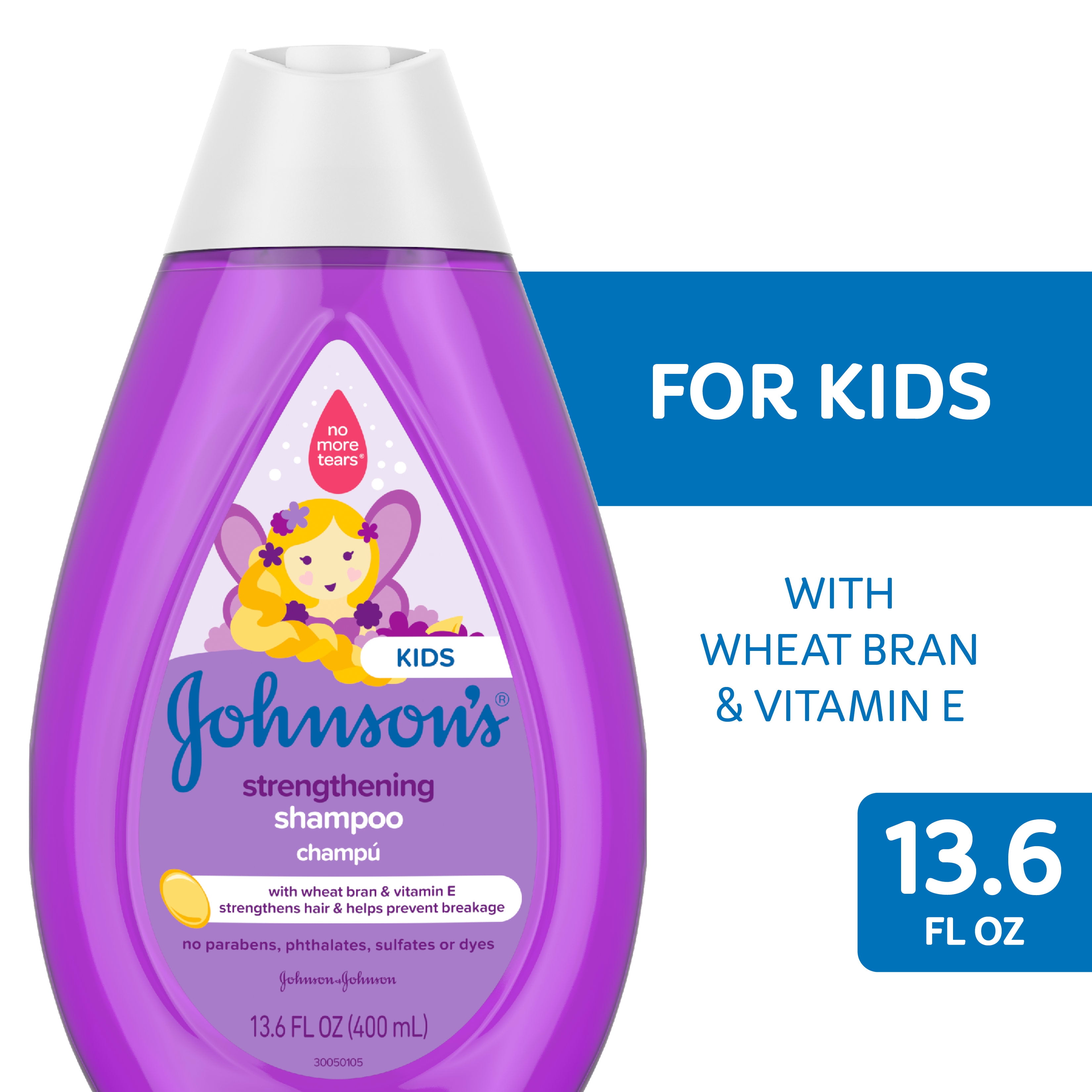 Johnson's Strengthening Tear-Free Kids' Shampoo, 13.6 fl. oz