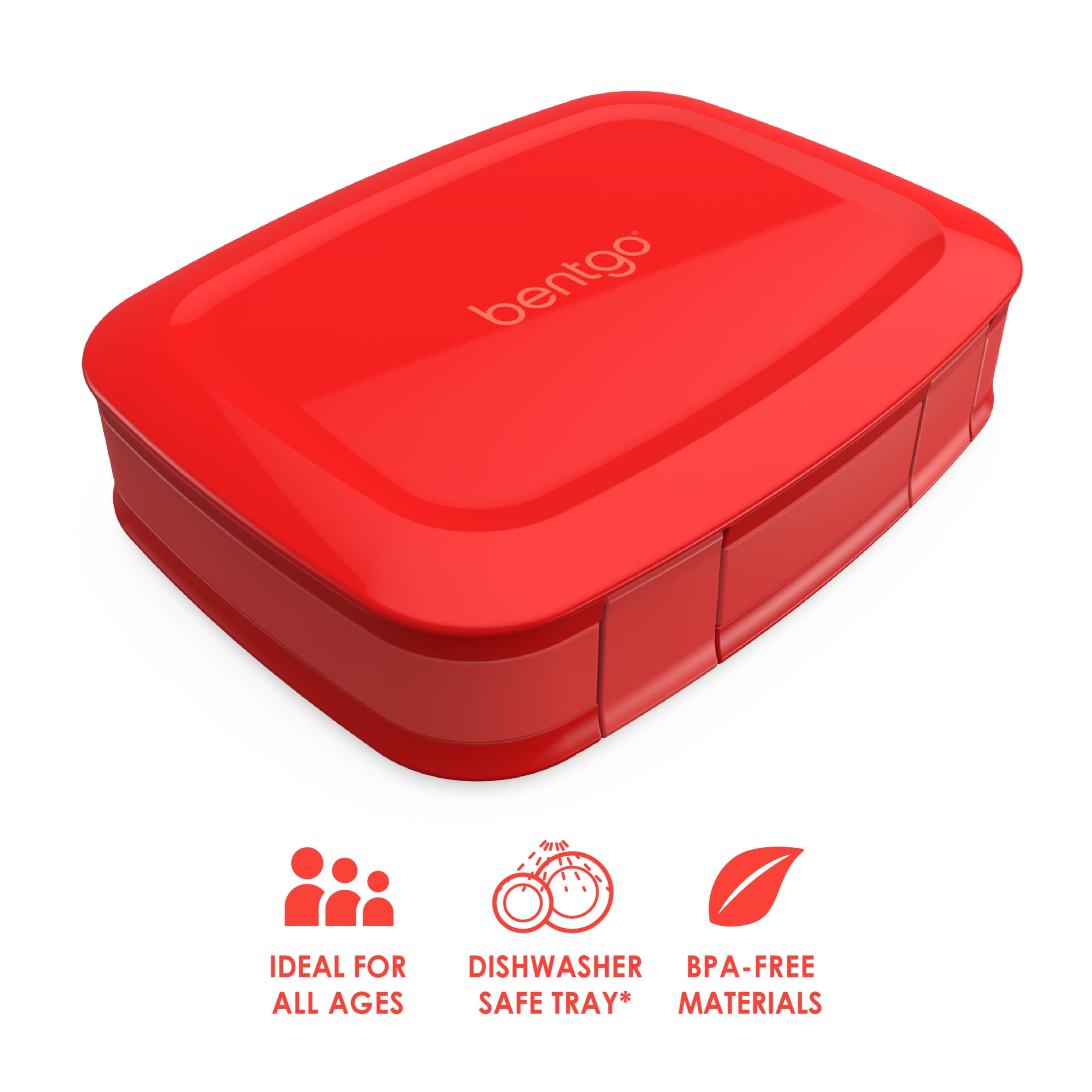 Bentgo Fresh – Leak-Proof, Bento Lunch Box for Adults and Teens, 4-Compartment Leak-Proof Design, Great for Portion Control
