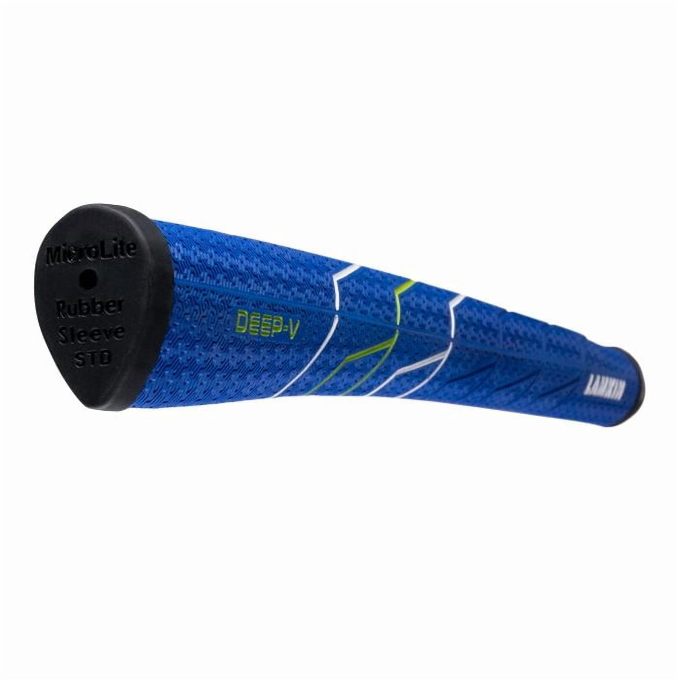 Lamkin SINK Fit Deep-V Standard Putter Grip (Blue/Black, 10.5") Golf NEW