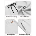thumbnail image 5 of COOFANDY Men's Cotton Drawstring Shorts Lightweight Stretch Chino Shorts Casual Flat Front Golf Shorts, 5 of 10