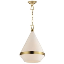 10376WTSBR-Maxim Lighting-Giza - 1 Light Pendant-23 Inches Tall and 15.5 Inches Wide-Satin Brass Finish    -Traditional Installation