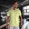 thumbnail image 3 of Wukai Cute Frog3 Print Men's Short-Sleeved Mesh T-Shirt,Quick-Dry Short Sleeve Workout T-Shirt-5X-Large, 3 of 8