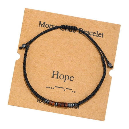 HOARBOEG Bracelets for Women, Gifts for Girlfriend, Mom, or Bestie  Inspirational Code Bracelets Message Funny Jewelry with Wood Beads for  Birthday Gifts | Walmart Canada