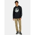 thumbnail image 2 of Nightmare Before Christmas Men's & Big Men's Jack Emboss Graphic Hoodie, Sizes XS-3XL, 2 of 5