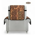 thumbnail image 7 of TSOVTHRID Brown Leopard Lightning Print Recliner Chair Covers Stretch Recliner Slipcovers Reclining Furniture Protector Washable Sofa Couch Cover with Storage Pocket for Pets Dog Cat, 7 of 7