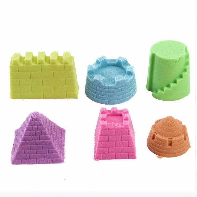 Party Yeah 6 Pcs Set Model Kits Sand Clay Mold Kids Beach Pool Park Sand Castle Toy Set