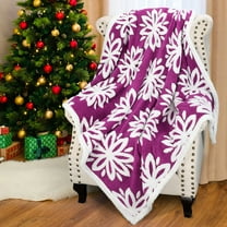 Flyingstar Sherpa Throws Blanket, Fleece Soft Cozy Blanket Throws for Sofa Bed 50"x60"