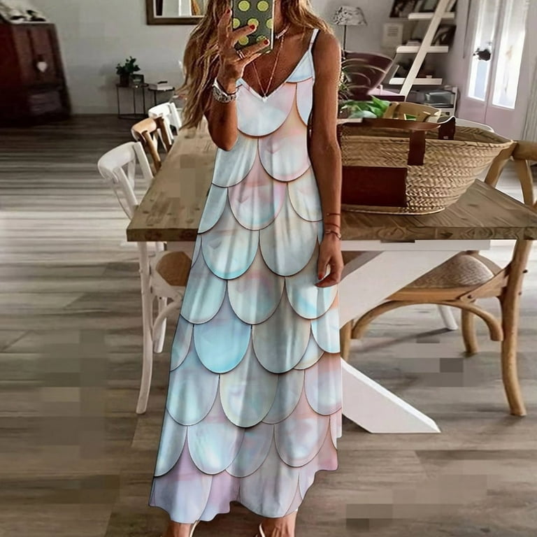 chinese dress ladies Pink mermaid scales dress – Bethanys Boutiques