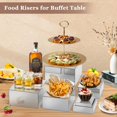 thumbnail image 3 of Espejo acrílico Buffet Risers Ngdiluxury para mesa de buffet, 6 unidades, 3 of 7