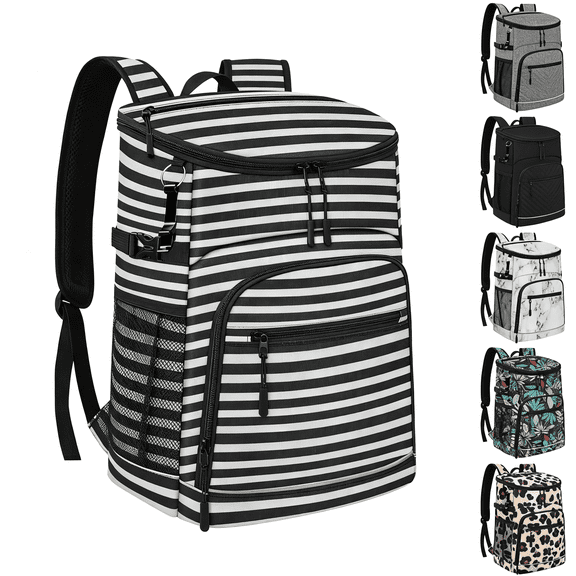 MISSMILE Cooler Backpack Insulated Leakproof Waterproof Backpack Cooler Bag 30/45 Cans,Large Capacity Lightweight Travel Camping Beach Backpack Cooler Ice Chest for Men and Women