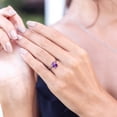 thumbnail image 5 of Everly Women's Amethyst 14K Rose Gold Engagement Ring, 5 of 8