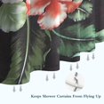 thumbnail image 6 of Pioneer Flower Floral Print Pattern Shower Curtain 36"x72" ,Bathroom Decorative Shower Curtains Set with 12 Hooks,Modern Waterproof Washable Shower Curtain, 6 of 6