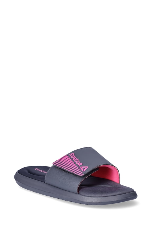 Womens Adjustable Memory Foam Slides