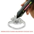thumbnail image 7 of 2/5 ct. t.w Round Cut Lab Created Moissanite Diamond Bypass Engagement Promise Ring For Women In 14K Solid White Gold (G-H Color, VVS1 Clarity,0.40 Cttw)-9.5, 7 of 7