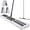 Grey(36"*5.1"), variant on Commercial Mop, 36'' Large Dust Mop,Heavy Duty Industrial Push Mops with 3 Reusable Microfibre Pads & 62'' Adjustable Handle for Home,Hotel,Mall,Warehouse