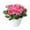 Dark Pink, variant on LUDLZ Artificial Flowers 20cm “Artificial” Plastic Pink Roses Home Decoration Bouquet