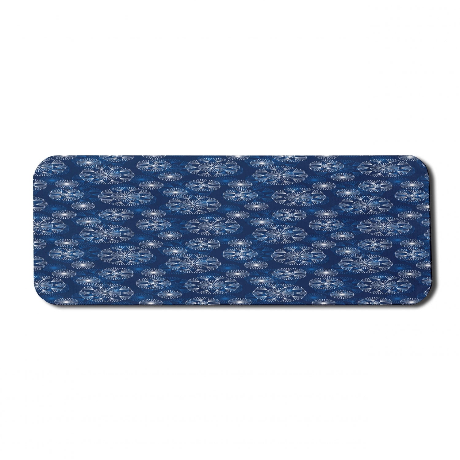 Christmas Computer Mouse Pad, Winter Snowflakes Pattern Noel Time ...