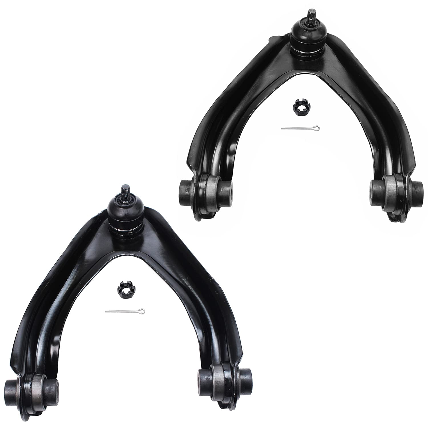 Detroit Axle - Front 12pc Suspension Kit for Honda CR-V 1997 1998 1999 2000 2001, 2 Upper Control Arms 2 Lower Ball Joints 4 Outer and Inner Tie Rods 2 Sway Bars 2 Boots & Bellows Replacement