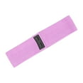 thumbnail image 2 of Banda de resistencia para ejercicios, antideslizante, elástica, para fitness, estiramiento, correa de tracción (morado), 2 of 14