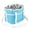 Sky Blue, variant on 4-Compartment Insulated Drink Caddy Bag, Family Size Tumbler Holder with Adjustable Strap for Hiking, Sports, and Daily Use