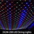 thumbnail image 2 of Luces de red LED de 2 m x 3 m, UE, 220 V, decoración de bodas, guirnalda de luces navideñas para exteriores, festivales, lámparas de jardín para exteriores, 2 of 5