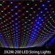 thumbnail image 2 of Luces de red LED de 2 m x 3 m, UE, 220 V, decoración de bodas, guirnalda de luces navideñas para exteriores, festivales, lámparas de jardín para exteriores, 2 of 5