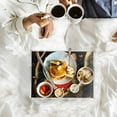thumbnail image 7 of Acrylic Tray 15.7*11.8*1.9 Inch Transparent Tray Food Tray Tea Cup Tray Serving Trays Cosmetics Storage Kitchen Table Bathroom Sundry Storage Valentine's Day Love Cat, 7 of 7