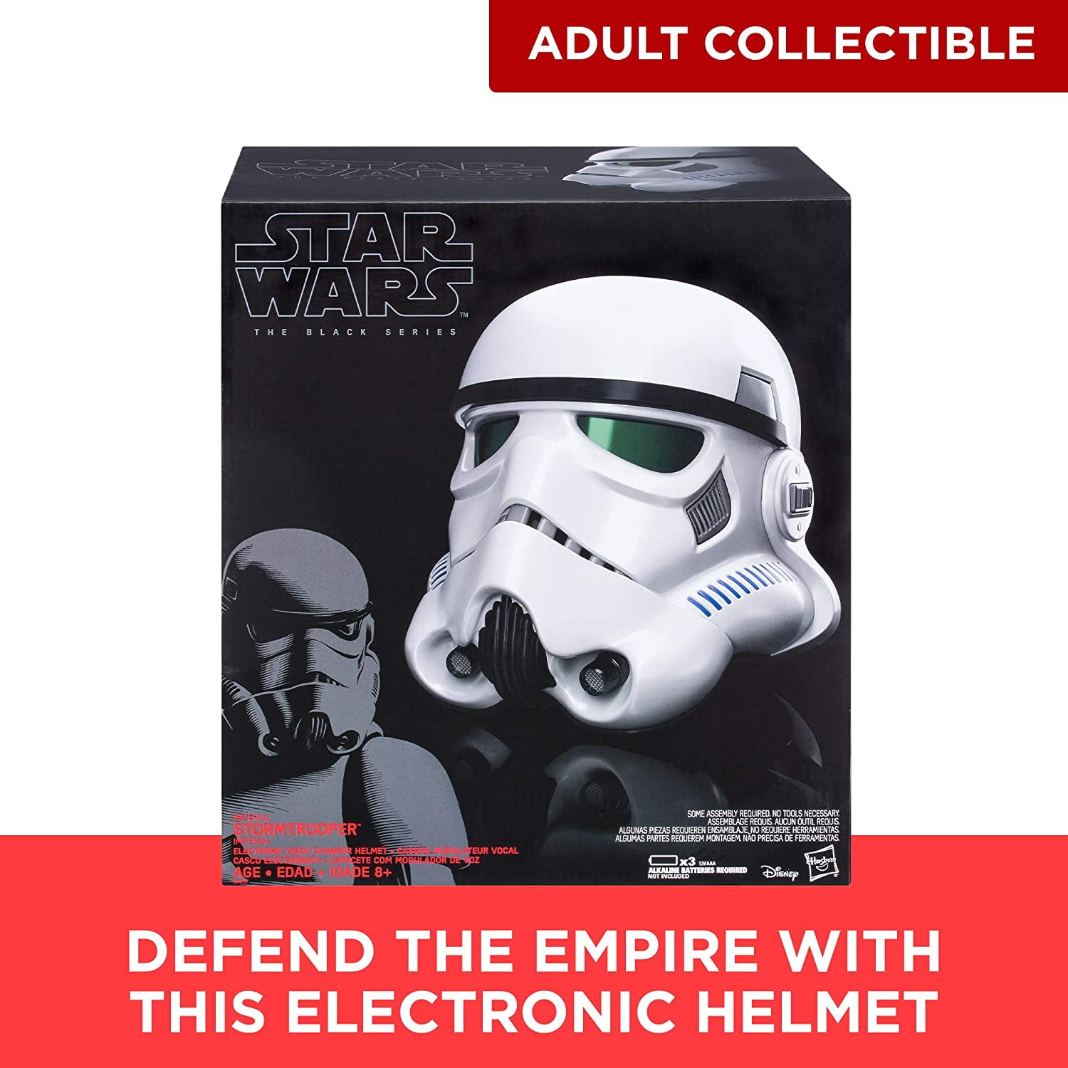 Star Wars The Black Series Rogue One: A Star Wars Story Imperial Stormtrooper Electronic Voice Changer Helmet