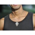 thumbnail image 5 of Aura Quartz Crystal Arrowhead Necklace for Men Women (Silver Edged), 5 of 5