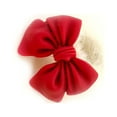 thumbnail image 2 of Item Type: Plush Bow Hair Clip Product Material: Plastic, Resin, Plush&nbsp;, 2 of 7
