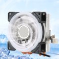 thumbnail image 5 of Radiador de CPU Yuxing Down-Shot con 4 tubos de calor de latón ventilador colorido 3 pines, 5 of 5