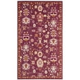 thumbnail image 5 of SAFAVIEH Valencia Gemma Abstract Polyester Area Rug, Fuchsia/Multi, 6' x 9', 5 of 6