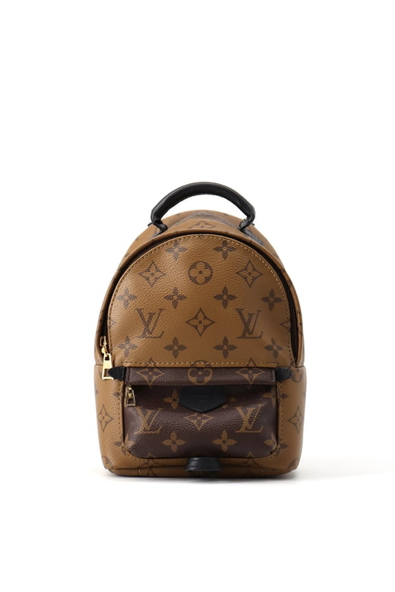 Pre-Owned Louis Vuitton Monogram Reverse Palm Springs Backpack MINI M44872, handbag, Monogram,...