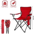 thumbnail image 3 of 4PCS Folding Camping Chairs-Lightweight, Installation-Free, Portable Chair for Beach, Lawn, Outdoor Sports, 3 of 9