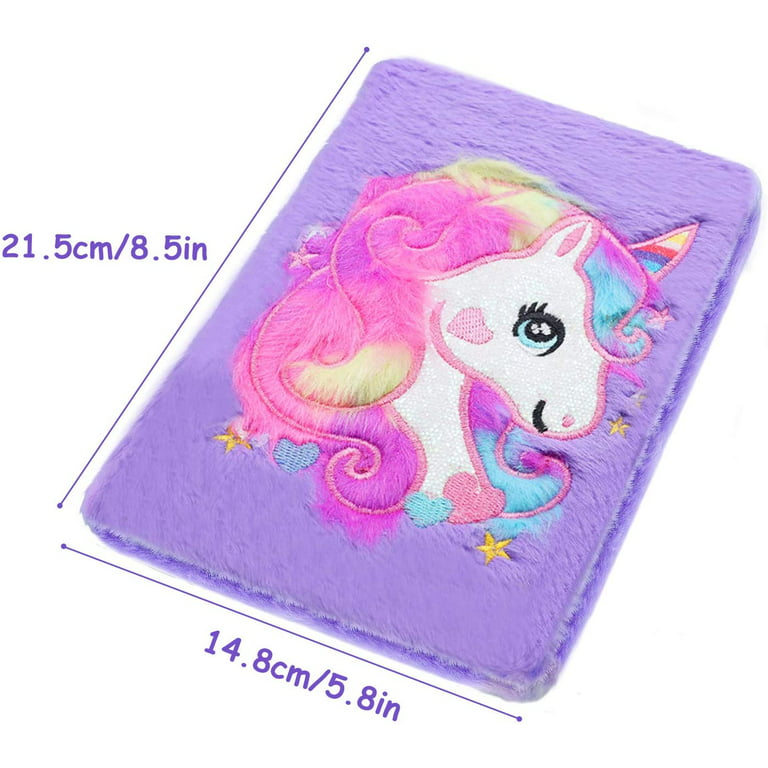  I am 6 And Magical Journal Notebook, Cute Unicorn