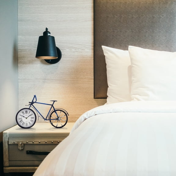 Wall/Table clock - Roman Numbers Bike Table Clock by Peterson Housewares  Artwares