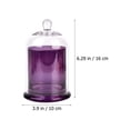 thumbnail image 2 of CATIEBYE 1Set Purple Glass Cup Cover Elegant Aroma Cup for Wedding Decor, 2 of 6